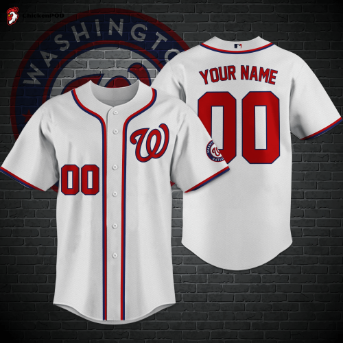 Washington Nationals MLB-Baseball Shirt Custom M-32339