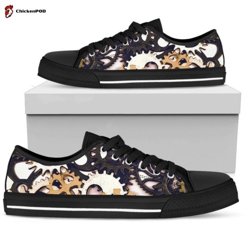 Womens Low Top Leopard Original Print Shoes