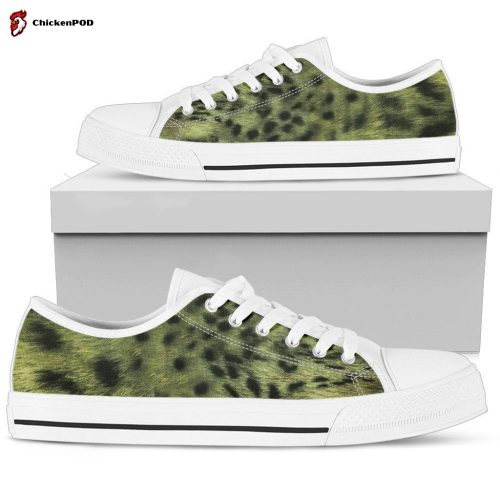 Womens Low Top Leopard Original Print Shoes