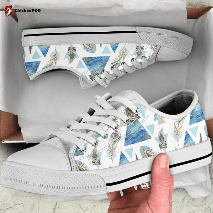 Abstract Grunge Boho Pattern Low Top Shoes Gift For Men Women Unisex Men And Women Low Topsb