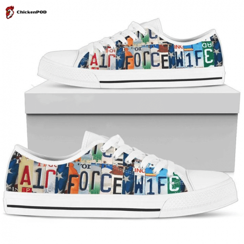 Air Force Wife Low Top Shoes Gift for Men Women Sneaker