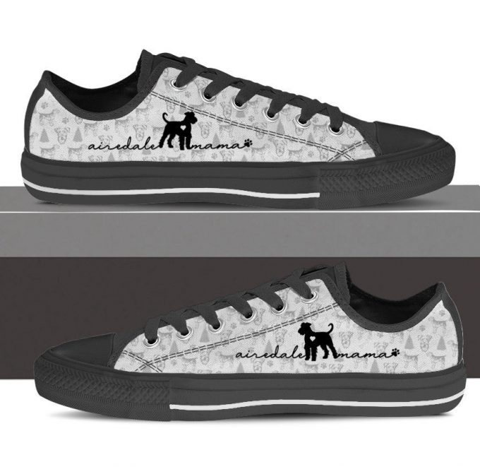 Airedale Terrier Low Top Shoes Gift For Men Women Sneaker