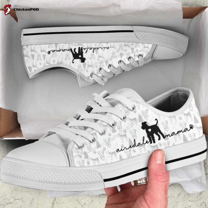 Airedale Terrier Low Top Shoes Gift For Men Women Sneaker