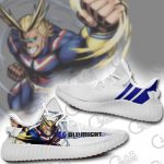 All Might Shoes My Hero Academia Anime Shoes TT10 Yeezy Sneaker For Fans