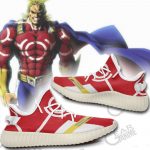 All Might Shoes Silver Ace My Hero Academia Yeezy Sneaker For Fans