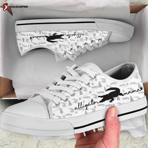 Alligator Low Top Shoes Gift for Men Women Sneaker