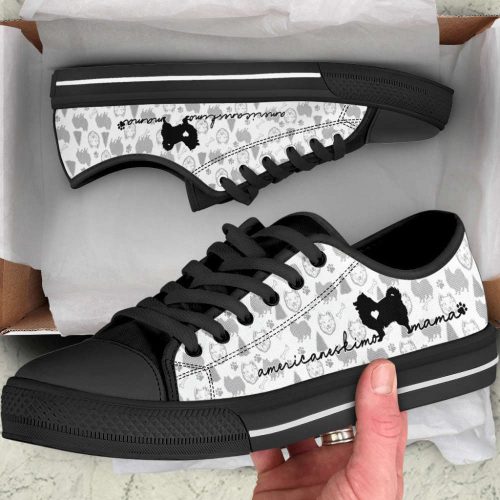 American Eskimo Low Top Shoes Gift for Men Women Sneaker