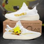 AOT Mashup Pikachu Shoes Pokemon Anime Yeezy Sneaker For Fans