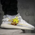 AOT Mashup Pikachu Shoes Pokemon Anime Yeezy Sneaker For Fans