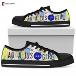 Aquarius Girl Low Top Shoes Gift for Men Women Sneaker