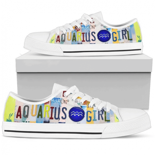 Aquarius Girl Low Top Shoes Gift for Men Women Sneaker