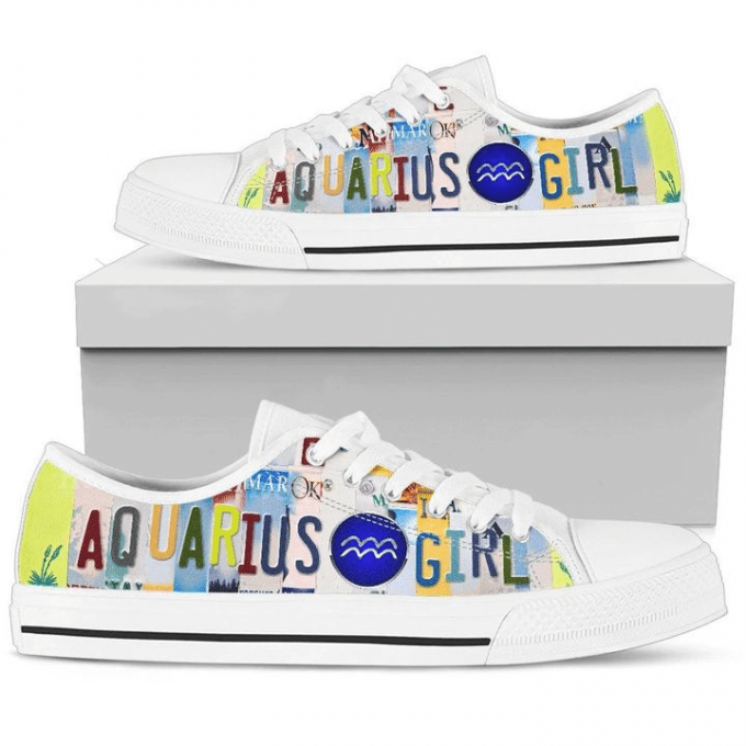 Aquarius Girl Low Top Shoes Gift For Men Women Sneaker