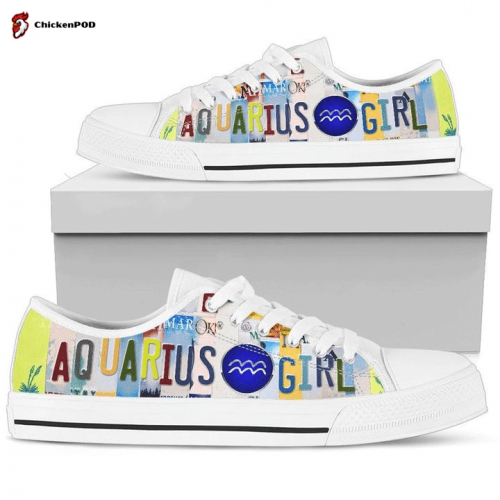 Aquarius Girl Low Top Shoes Gift for Men Women Sneaker