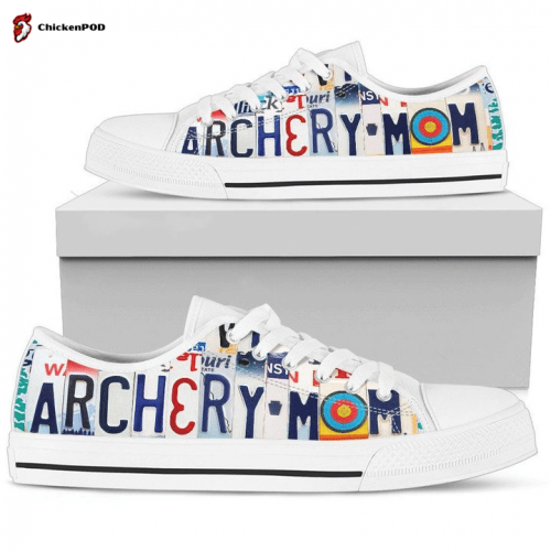 Archery Mom Low Top Shoes Gift for Men Women Sneaker