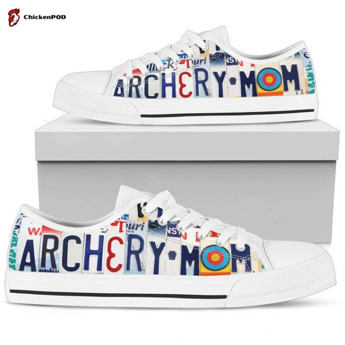 Archery Mom Low Top Shoes Gift For Men Women Sneaker