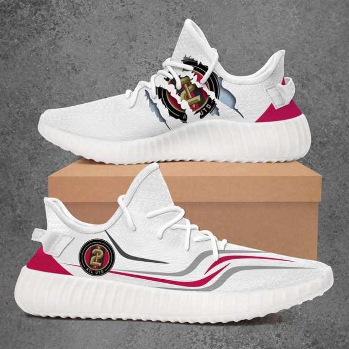 Atlanta United Fc Mls League Yeezy Sneaker For Men Women Fans