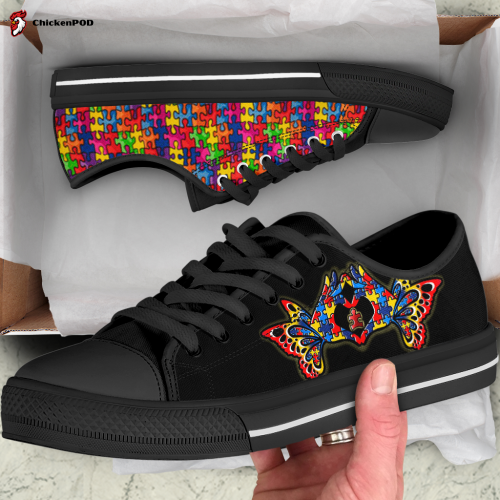 Autism Awareness Low Top Shoes Gift for Men Women