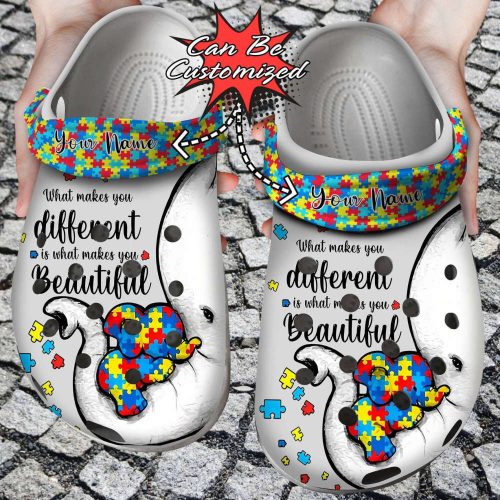 Autism What Makes You Different clog Unisex Clogs Shoes Autism