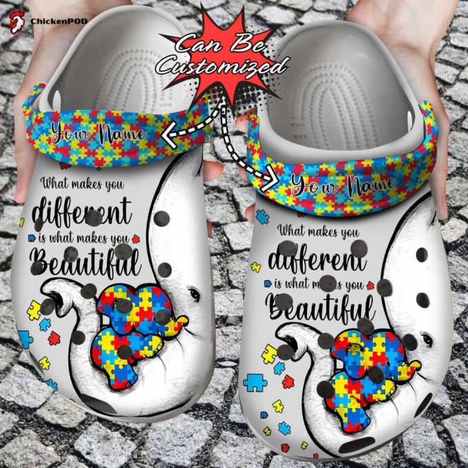 Autism What Makes You Different Clog Unisex Clogs Shoes Autism