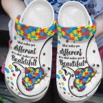 Autism What Makes You Different Rubber clog Unisex Clogs Shoes