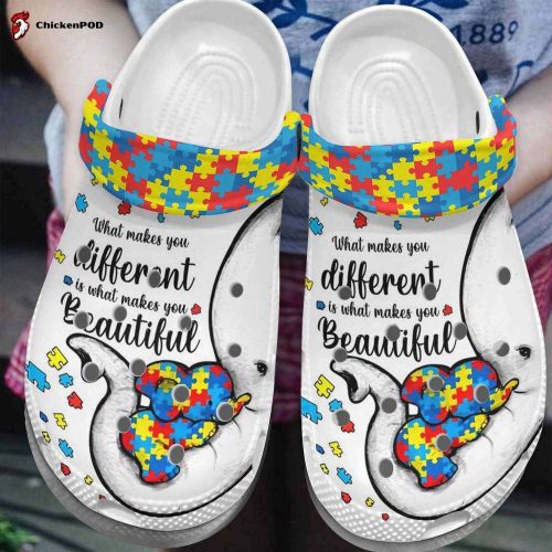 Autism What Makes You Different Rubber clog Unisex Clogs Shoes