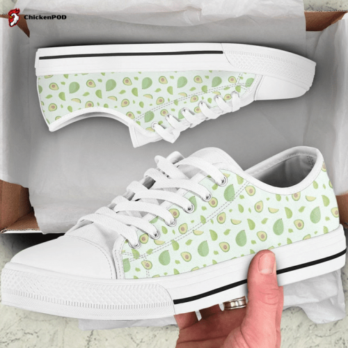 Avocado Low Top Shoes Gift for Men Women Sneaker