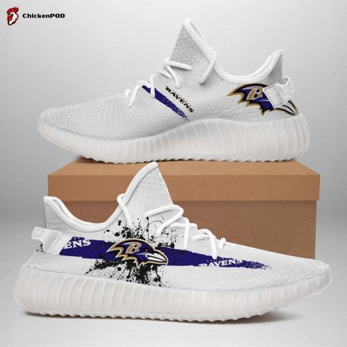 Baltimore Ravens NFL Yeezy Sneaker For Fans