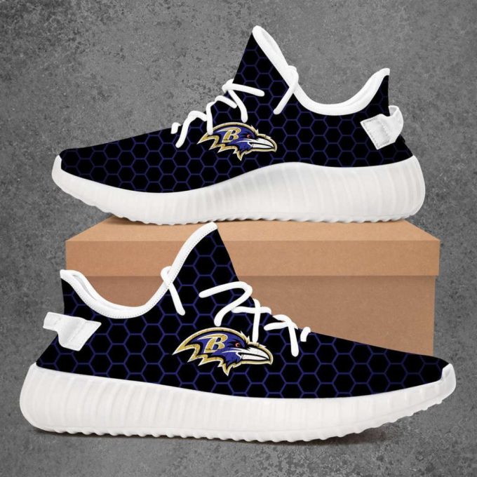 Baltimore Ravens Nhl Yeezy Sneaker For Men Women Fans