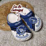 Baseball Dodgers Personalized Baseball Team Clog Unisex Clogs Shoes