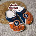 Baseball DTigers Personalized Baseball Logo Team Clog Unisex Clogs Shoes