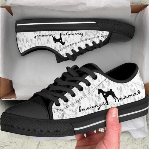 Basenji Low Top Shoes Gift for Men Women Sneaker