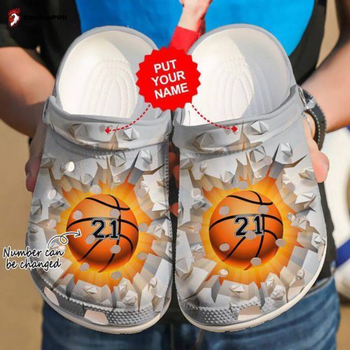 Basketball – Basketball Custom Name Number Lover Clog Unisex Clogs Shoes For Men And Women