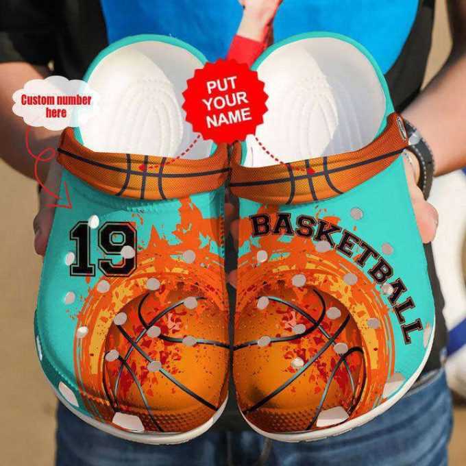 Basketball Unisex Clogs – Basketball Personalized Life Clog Shoes For Men And Women