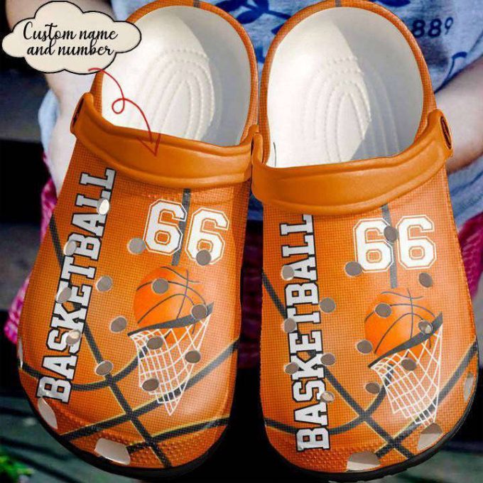 Basketball Unisex Clogs – Basketball Personalized Love Mix Color Clog Shoes For Men And Women