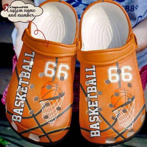 Basketball Unisex Clogs – Basketball Personalized Love Mix Color Clog Shoes For Men And Women