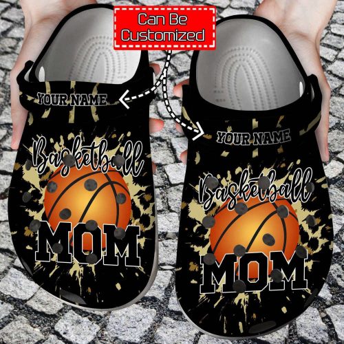 Basketball Mom On Cheetah Unisex Clogs Clog Shoes Custom Unisex Clogs