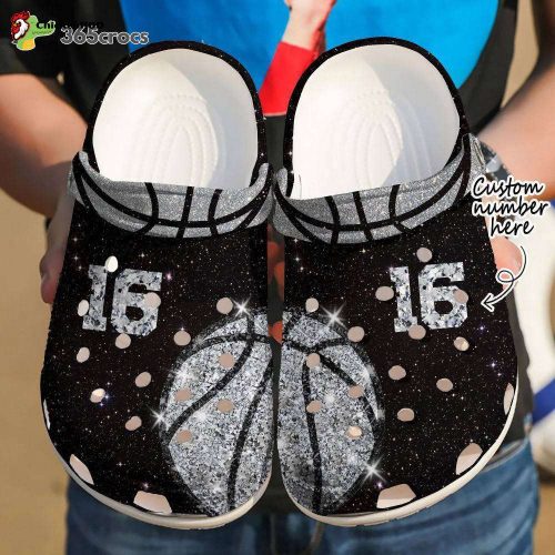 Basketball Personalized Diamond Unisex Clogs Clog Shoes