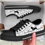 Basset Hound Low Top Shoes Gift for Men Women Sneaker