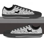 Basset Hound Low Top Shoes Gift for Men Women Sneaker