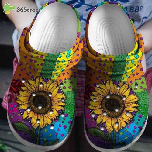 Be Sunshine Like Sunflower Hippie Colorful Shoes Clog Nicefor Girls Unisex Clogs Clog Shoes