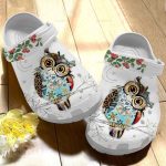 Beautiful Owls Tree Gift For Lover Rubber clog Unisex Clogs Shoes