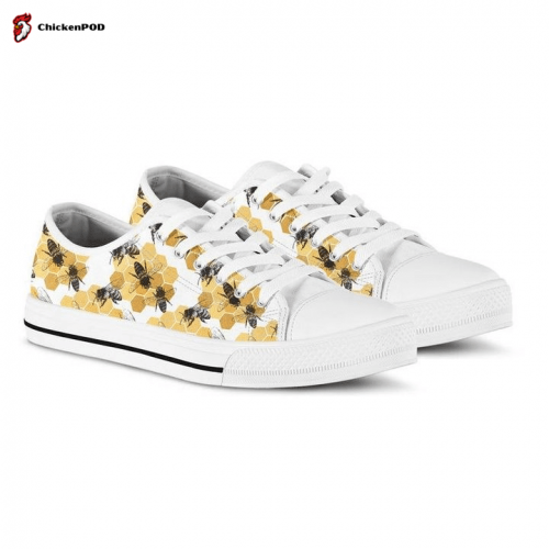 Bee Low Top Shoes Gift for Men Women