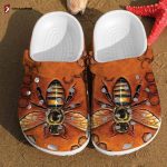 Bee Texture Bee Rubber clog Unisex Clogs Shoes