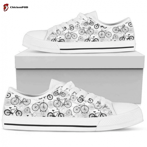 Bicyce Low Top Shoes Gift for Men Women Sneaker