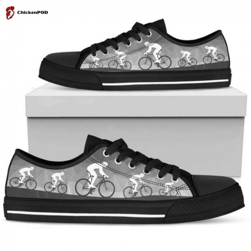 Bicycle Low Top Shoes Gift for Men Women Sneaker