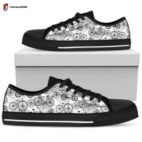 Bicycle Low Top Shoes Gift for Men Women Sneaker