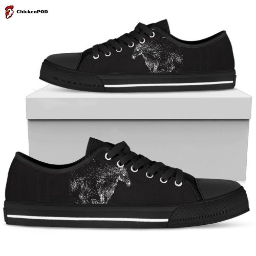 Black Horse Women’s Low Top Shoes