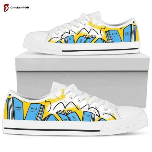 Blue Book Women’s Low Top Shoes Gift for Men Women