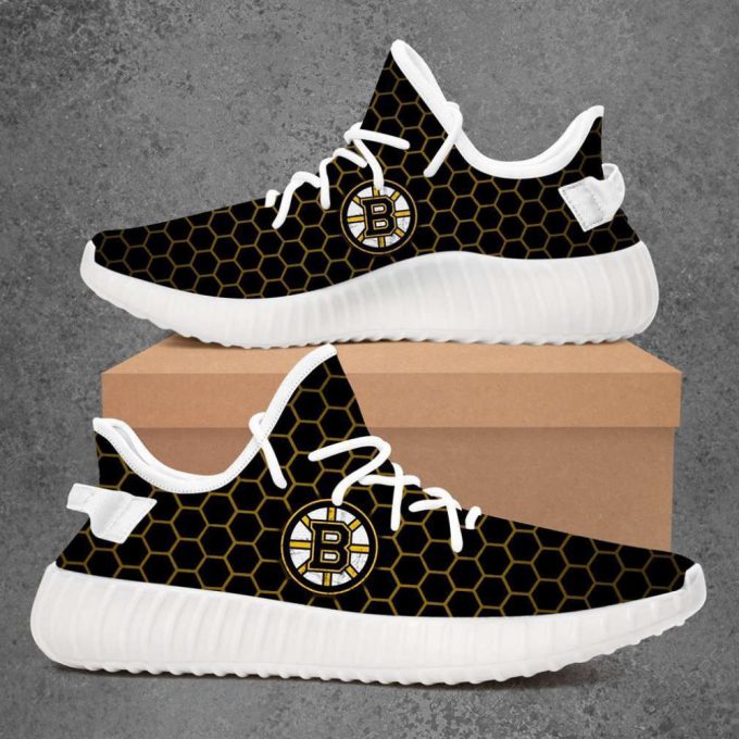 Boston Bruins Nhl Yeezy Sneaker For Fans