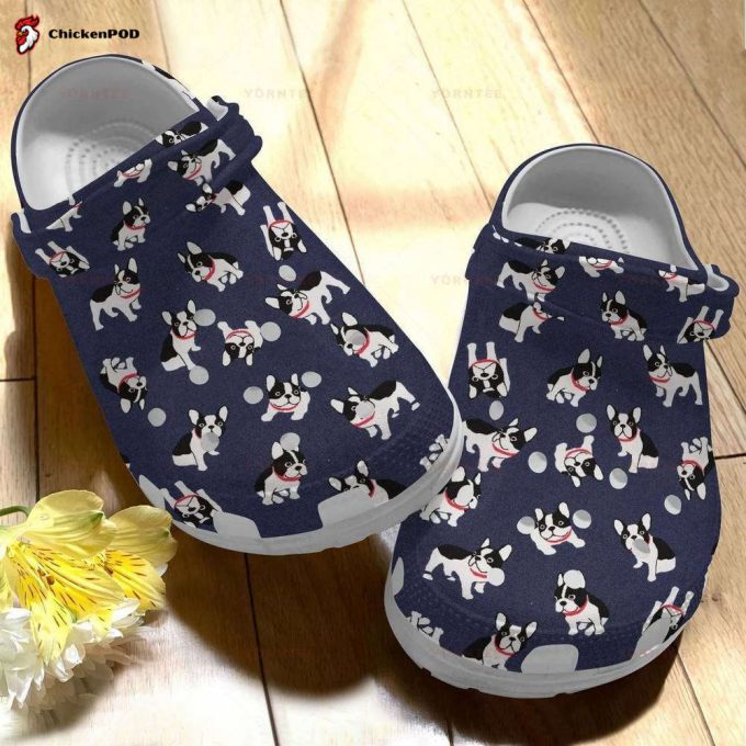 Boston Terrier Lovers For Men And Women Gift For Fan Classic Water Rubber Clog Unisex Clogs Shoes